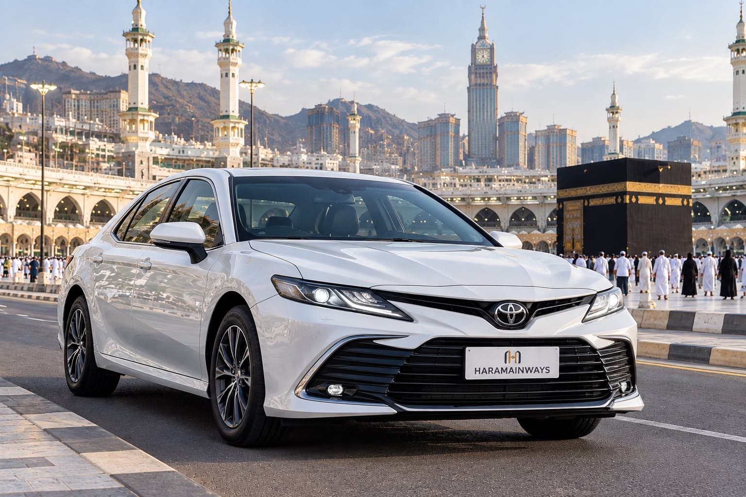 White Toyota Camry 2021-2024 in Makkah, Saudi Arabia